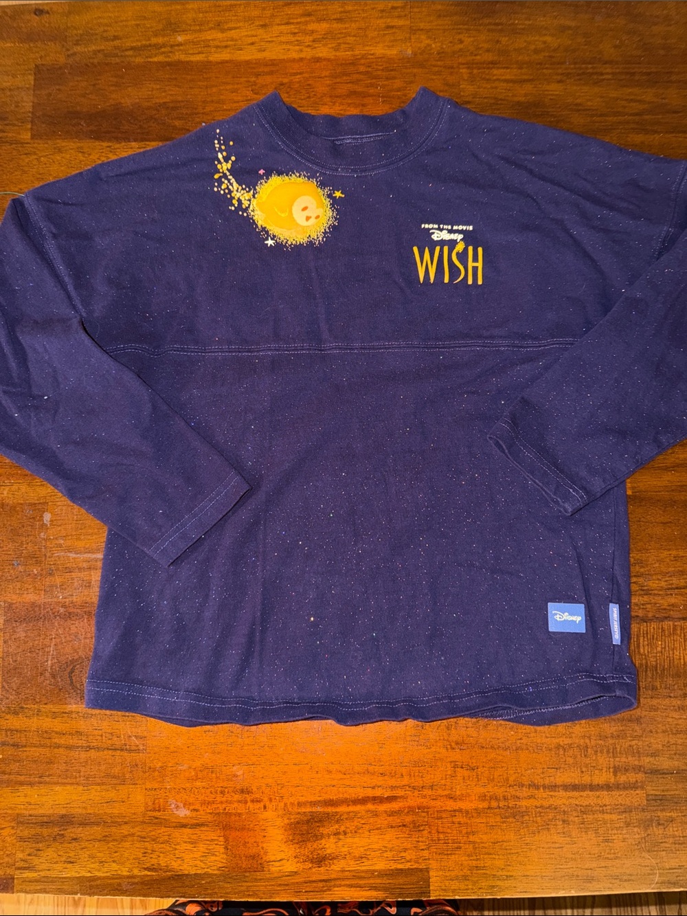 Disney Spirit Jersey Movie “Wish” LS Glitter T-shirt with puffy embellishments.